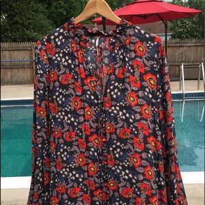 Free People Tunic, Multi, Size Small